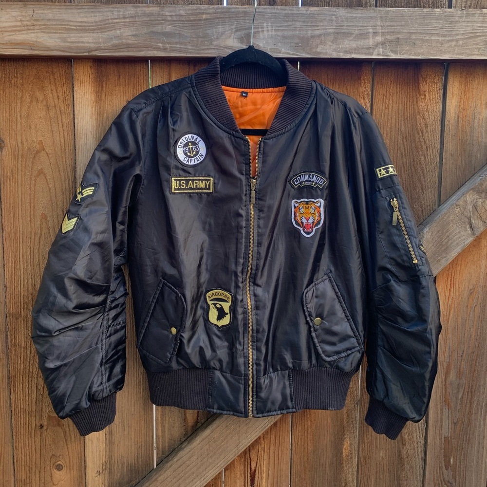 shein • patch jacket